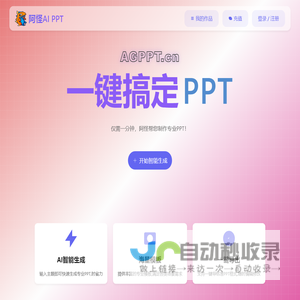 阿怪AI PPT