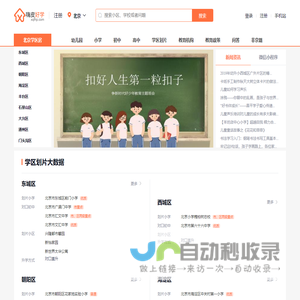 【北京学区房划片】幼升小划片小学_小升初对口中学_非京籍入学政策-嗨皮好学