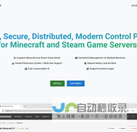 MCSManager | 开源免费，分布式，一键部署，支持 Minecraft 和 Steam游戏服务器的控制面板