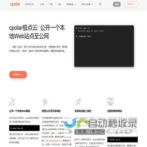 cpolar官网-安全的内网穿透工具 | 无需公网ip | 远程访问 | 搭建网站