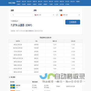 最新实时汇率查询-WS汇率网