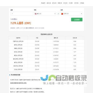 在线汇率换算查询工具_汇率换算-源码评分