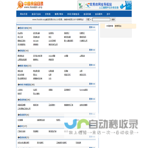 食品目录,中文分类网址导航